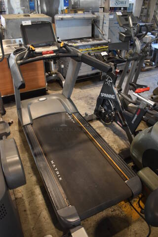 Matrix Metal Commercial Treadmill. 32x82x59. Tested and Working!