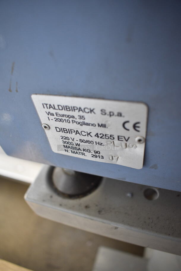 Italdibipack Dibipack 4255 EV Evolution Metal Commercial Floor Style Wrapping Station on Commercial Casters. 220 Volts.  - Image 9 of 9