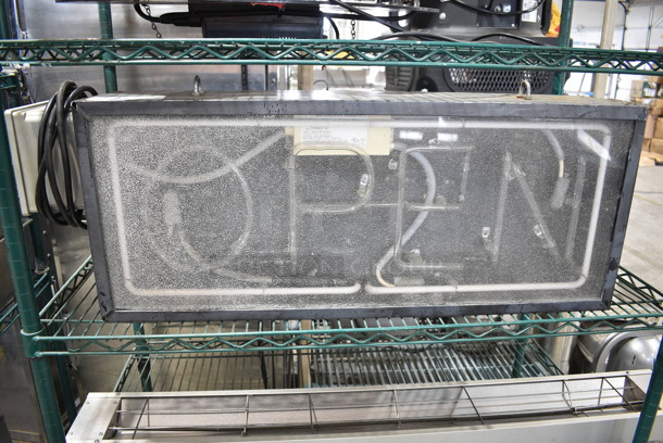 Light Up Neon Open Sign. Buyer Must Pick Up - We Will Not Ship This Item. Tested and Working! - Image 2 of 5