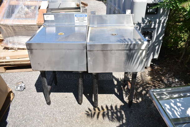 2 Stainless Steel Commercial Drain Board. 2 Times Your Bid! - Image 1 of 4