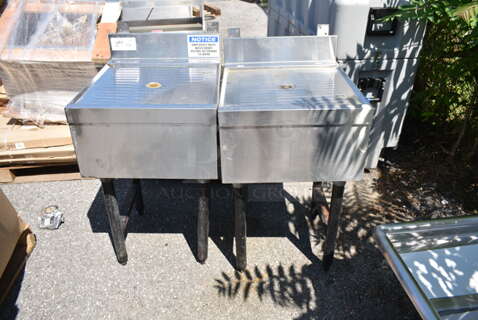 2 Stainless Steel Commercial Drain Board. 2 Times Your Bid!