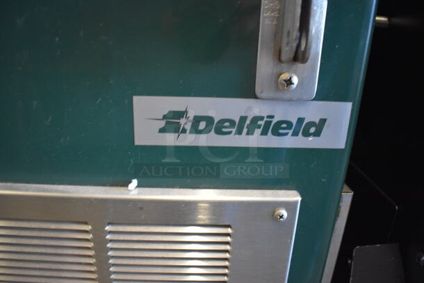 Delfield Stainless Steel Commercial Tray Return on Commercial Casters. 36x30x32. Tested and Powers On But Does Not Get Cold - Image 6 of 6
