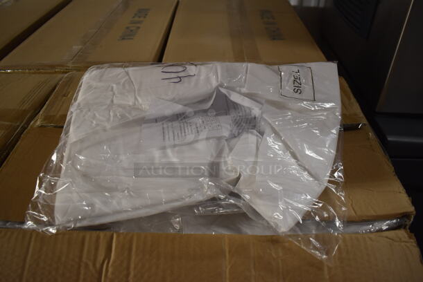 PALLET LOT OF 25 Boxes of BRAND NEW Manchester Mills 0045270 Disposable Isolation Gowns. 25 Times Your Bid!