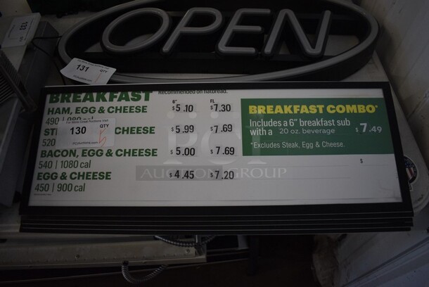 5 Metal Signs w/ Magnetic Poly Covers. 24.5x1x9. 5 Times Your Bid! - Image 2 of 3