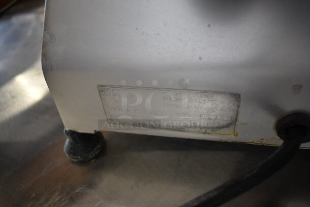 Stainless Steel Commercial Meat Slicer w/ Blade Sharpener. 115 Volts, 1 Phase. Tested and Working! - Image 7 of 7