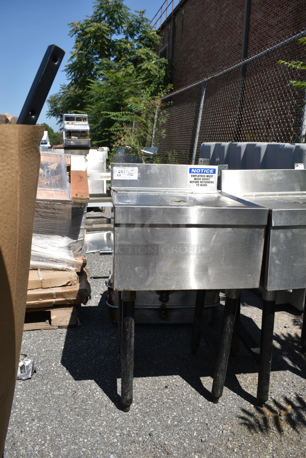 2 Stainless Steel Commercial Drain Board. 2 Times Your Bid! - Image 3 of 4