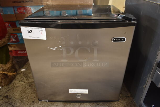 BRAND NEW SCRATCH AND DENT! Whynter CUF-110/CUF-112SS Stainless Steel Mini Freezer. 115 Volts, 1 Phase. Tested and Working! - Image 1 of 5
