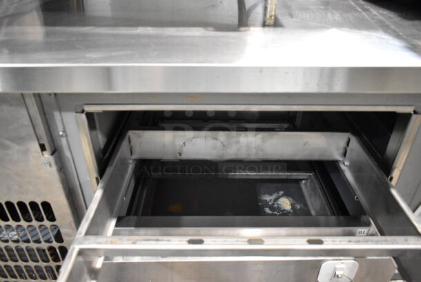 Stainless Steel Commercial 4 Drawer Cooler. Tested and Powers On But Does Not Get Cold - Image 8 of 10
