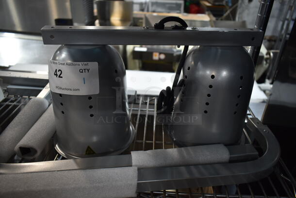 BRAND NEW SCRATCH AND DENT! ServIt 423BLS2 Metal Suspension / Pass Through Dual Heat Lamp. 115 Volts, 1 Phase. Tested and Working! - Image 4 of 8