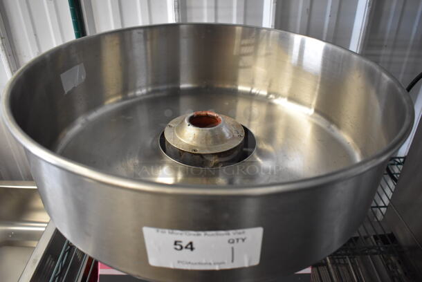 Carnival King 382CCME21 Stainless Steel Commercial Countertop Cotton Candy Machine. 110 Volts, 1 Phase. 20.5x20.5x15.5. Tested and Does Not Power On - Image 5 of 6