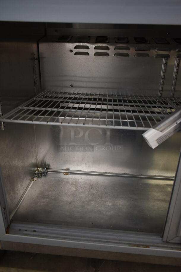 Continental SW48-SGD Stainless Steel Commercial 2 Door Cooler Merchandiser. 115 Volts, 1 Phase. Tested and Powers On But Does Not Get Cold - Image 6 of 7