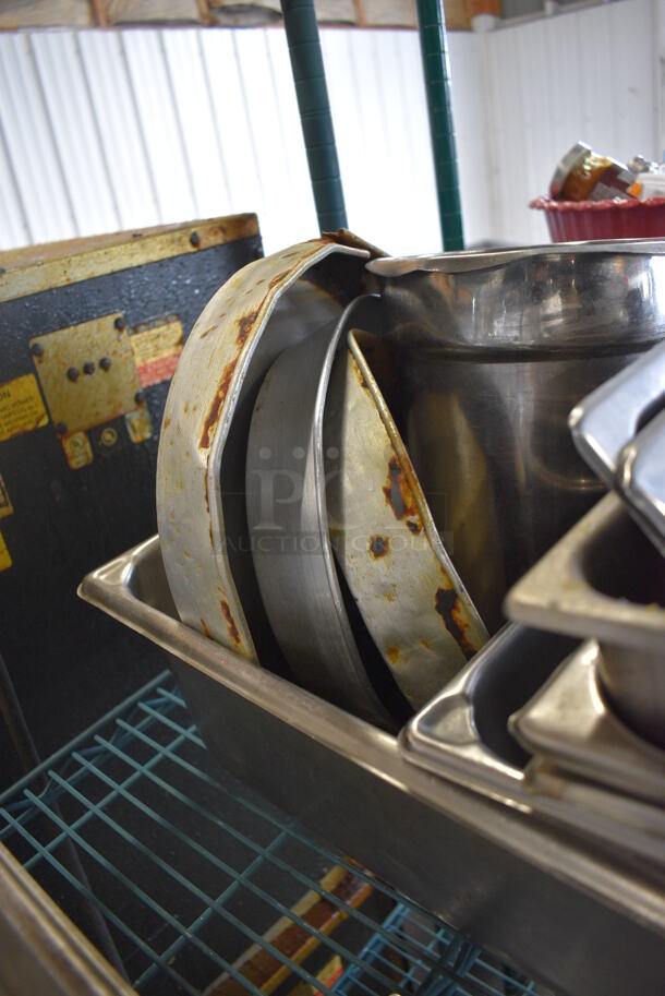 ALL ONE MONEY! Lot of Various Stainless Steel Bins Including Full Size Drop In Bin!  - Image 3 of 4