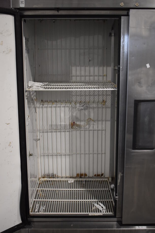 2013 True T-49F ENERGY STAR Stainless Steel Commercial 2 Door Reach In Freezer w/ Poly Coated Racks. 115 Volts, 1 Phase. Tested and Working! - Image 4 of 7