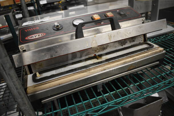 Orved Model VM98 Stainless Steel Commercial Countertop Sealer. 18.5x16x7.5. Tested and Powers On But Does Not Seal - Image 3 of 4