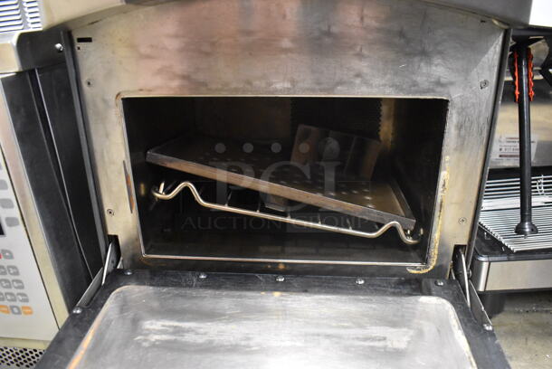 2016 Turbochef NGO Commercial Stainless Steel Countertop Rapid Cook Oven With Steel Racks. 208/240V, 1 Phase.  - Image 4 of 5