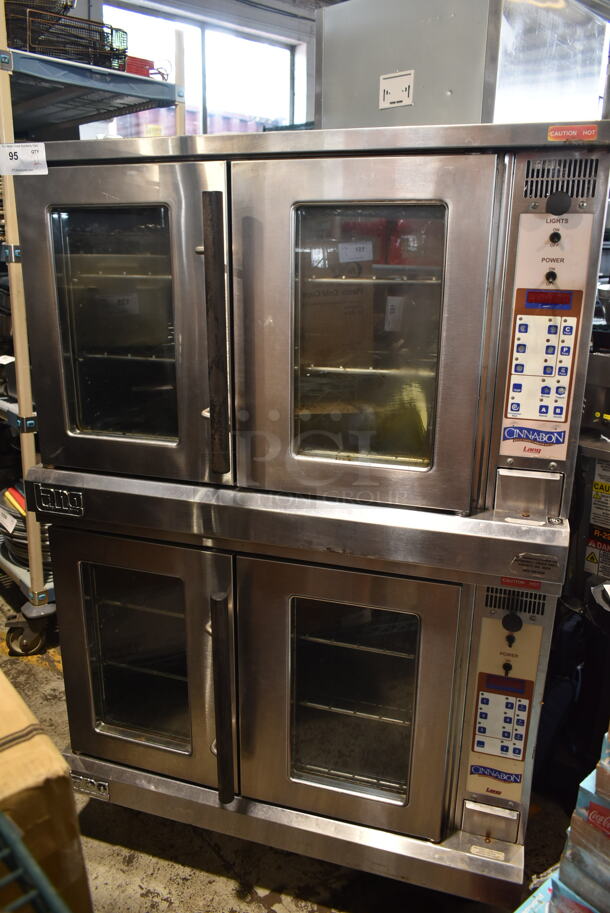 2 Lang ECCO-LMDR Stainless Steel Commercial Electric Powered Full Size Convection Oven w/ View Through Doors and Metal Oven Racks. 208/240 Volts, 1/3 Phase. 2 Times Your Bid! - Image 1 of 12
