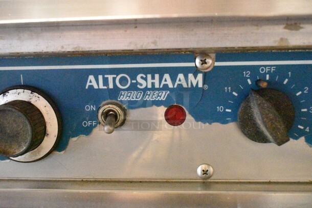 Alto Shaam Stainless Steel Commercial Heated Holding Cabinet on Commercial Casters.  Cannot Test Due To Plug Style - Image 2 of 10