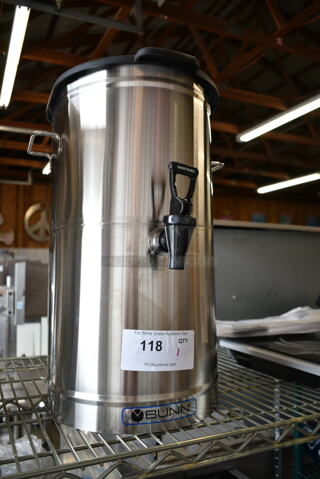 BRAND NEW SCRATCH AND DENT! Bunn Stainless Steel Beverage Holder Dispenser. 