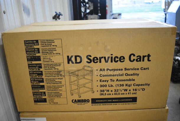 BRAND NEW IN BOX! Cambro KD Service Cart