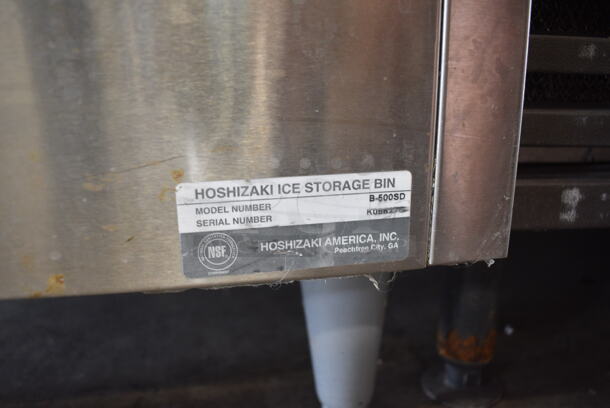 Manitowoc F-800MAF Ice Head on Hoshizaki B-500SD Commercial Ice Bin. 115-120 Volts, 1 Phase.  - Image 6 of 6