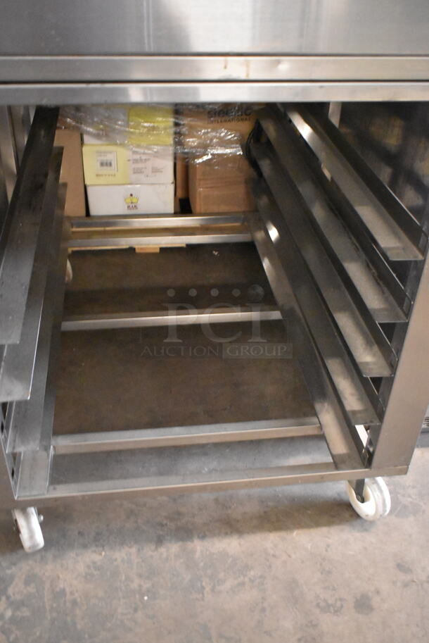 2018 Sun-Mate SCVE-6C-ST Stainless Steel Commercial Natural Gas Powered Convection Oven on Pan Rack w/ Commercial Casters. 110 Volts, 1 Phase. - Image 2 of 5