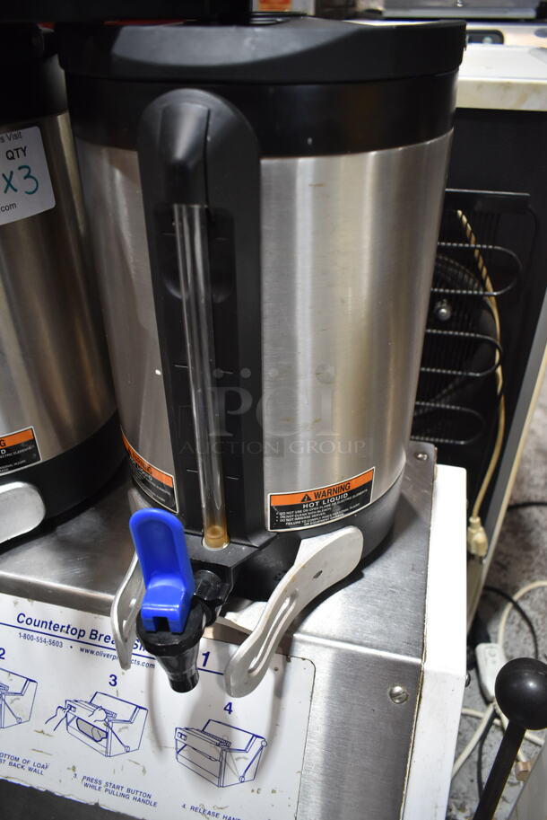 3 Bunn SH SERVER Stainless Steel Commercial Coffee Satellite Dispensers. 3 Times Your Bid! - Image 3 of 7