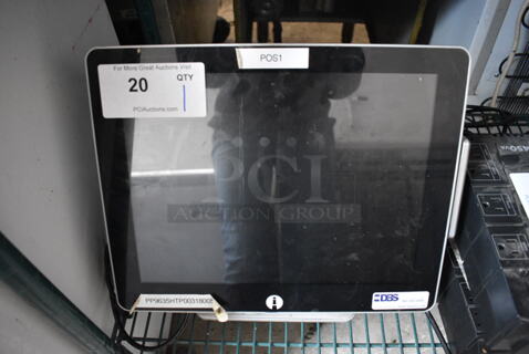 Model HT Elite A-II 15" POS Monitor w/ Credit Card Reader Strip