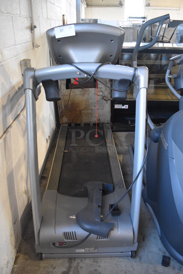 Vision Fitness T9600 Metal Commercial Treadmill. 120 Volts, 1 Phase. 30x58x59. Tested and Working! - Image 8 of 9