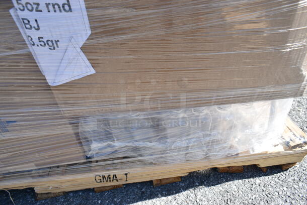 PALLET LOT of 9 BRAND NEW Boxes Including JCSCC-8oz-38 Captiva Square Clear 8oz, JBRCC-2.5oz Bullet Round Clear, BR9603 13.5 oz Palmers Stretch Marks, 4 Box Easy Plastic Containers, 500JBS04N 4 oz. Customizable Square PET Clear Energy Juice Bottle - 650/Box. 9 Times Your Bid!  - Image 4 of 9