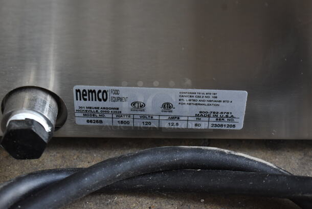 2023 Nemco 6625B Stainless Steel Commercial Countertop Electric Powered Steamer. 120 Volts, 1 Phase. Tested and Working! - Image 6 of 6