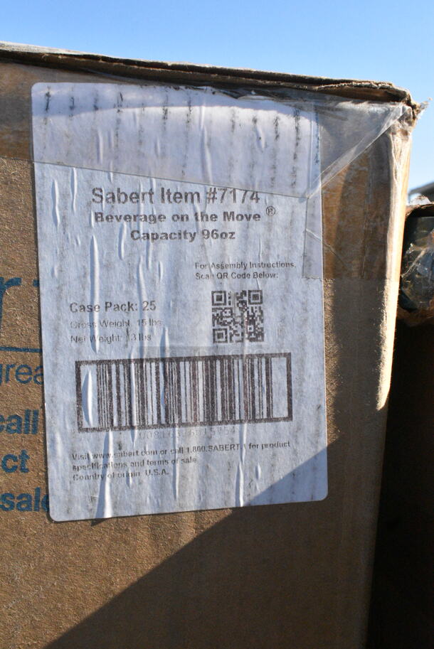 4 BRAND NEW SCRATCH AND DENT! Items Including Sabert 7174 Beverage on the Move 96 oz. Pop, Fill & Go Coffee Take Out Container - 25/Case, Avantco 17815292 Drawer Assembly for CBE-52-HC Refrigerated Chef Base, PJ-243406. 4 Times Your Bid! May Be Missing Pieces.  - Image 1 of 5