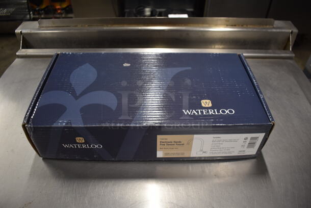 BRAND NEW IN BOX! Waterloo 750EFWM Electronic Stainless Steel Hands-Free Sensor Faucet For Wall Mount Single Inlet. - Image 7 of 9