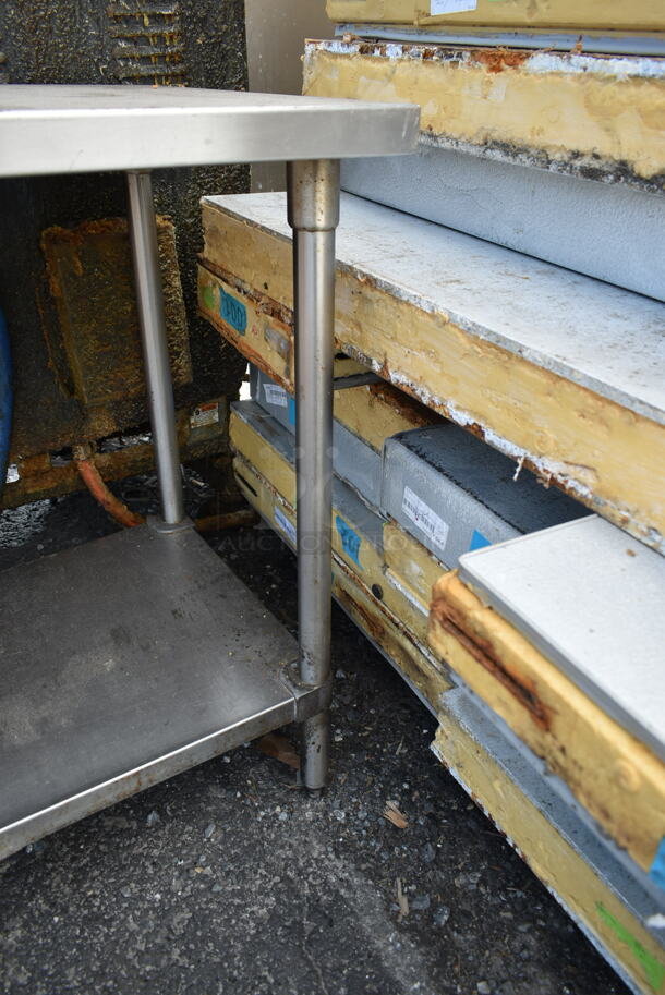 Stainless Steel Table w/ Under Shelf. - Image 4 of 4