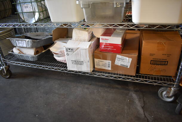 ALL ONE MONEY! Tier Lot of Various Items Including Paper Product, Bamboo Picks and Matches - Image 2 of 6