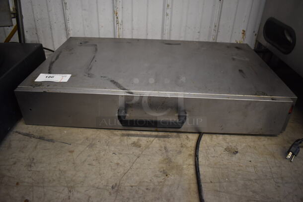Stainless Steel Commercial Single Drawer Warming Drawer. 115 Volts, 1 Phase. 33x22x6. Tested and Powers On But Does Not Get Warm - Image 1 of 5