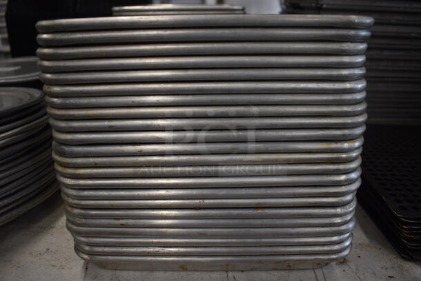 24 Metal Baking Pans. 9.5x13x1. 24 Times Your Bid! - Image 3 of 3