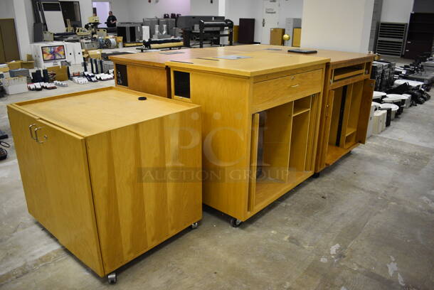 Wooden Storage Units on Wheels. 5 Times Your Bid! (Main Building)  - Image 4 of 5