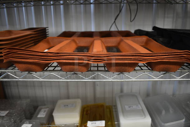 12 Orange Silform 4 Loaf Baking Pan Liners. 13x18x1. 12 Times Your Bid! - Image 3 of 3