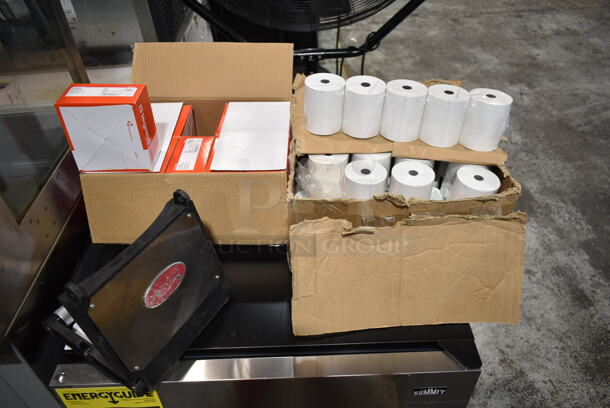 ALL ONE MONEY! Lot of Various Items Including Receipt Printer Rolls and CI-355 Occupancy Sensors - Image 1 of 11