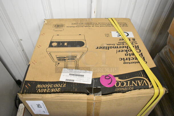 BRAND NEW IN BOX! Avantco 177PC201 Stainless Steel Commercial Countertop Electric Powered Pasta Cooker. 208/240 Volts, 1 Phase. - Image 3 of 4