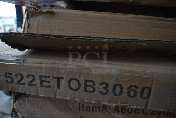 BRAND NEW SCRATCH AND DENT! Steelton 522ETOB3060 30" x 60" 18-Gauge 430 Stainless Steel Open Base Work Table - Image 2 of 3