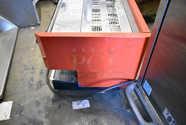 Optima Stainless Steel Commercial Countertop 2 Group Espresso Machine w/ 2 Portafilters. 208 Volts, 1 Phase.  - Image 9 of 9
