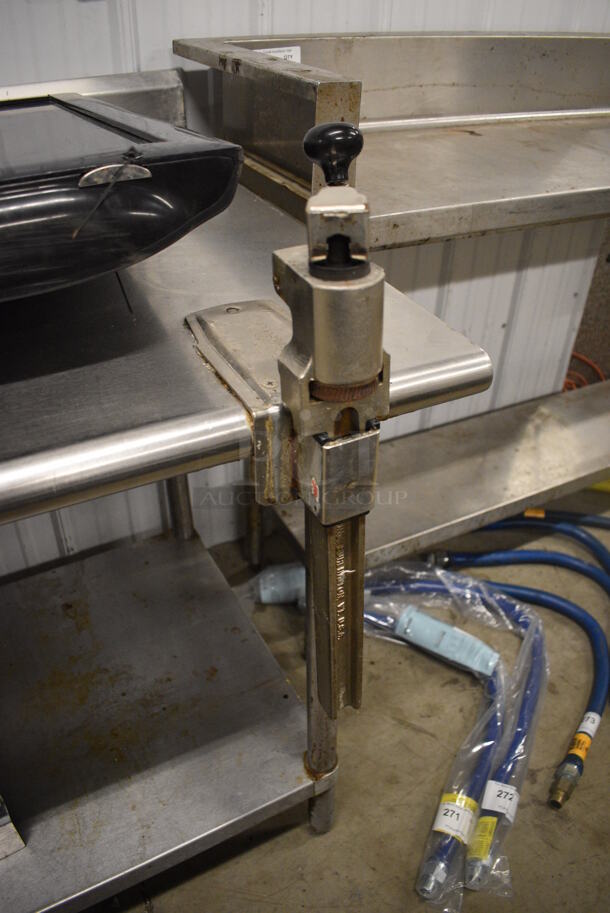 Stainless Steel Commercial Table w/ Back Splash and Under Shelf. 72x30x40 - Image 2 of 4