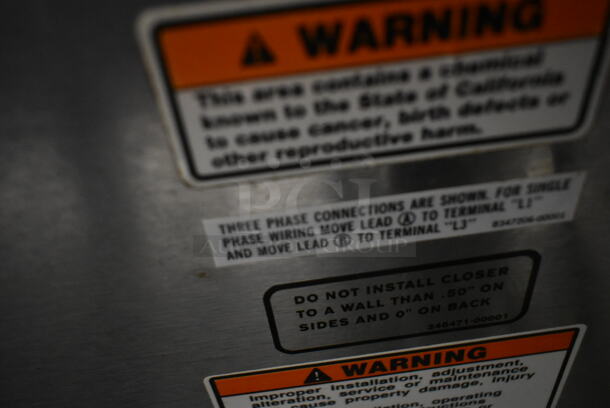 Hobart Stainless Steel Commercial Electric Powered Half Size Convection Oven w/ View Through Door and Thermostatic Controls. 240 Volts, 1 Phase. - Image 5 of 8
