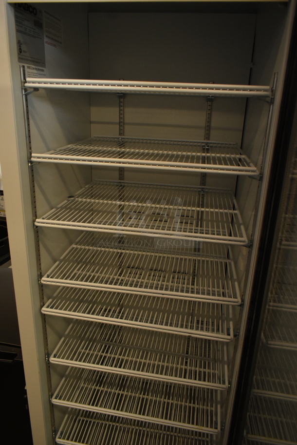 2019 Habco SE18 Metal Commercial Single Door Reach In Cooler Merchandiser w/ Poly Coated Racks. 115 Volts, 1 Phase. Tested and Working! - Image 3 of 4