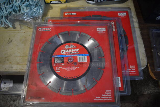 ALL ONE MONEY! Lot of 6 Various BRAND NEW! Quasar Blades; Three 7" and Three 12"  - Image 4 of 4