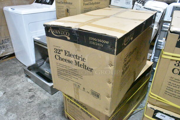 BRAND NEW IN BOX! Avantco 177CHSME32M Stainless Steel Commercial Countertop Electric Powered 32" Cheese Melter. 208/240 Volts. - Image 2 of 3