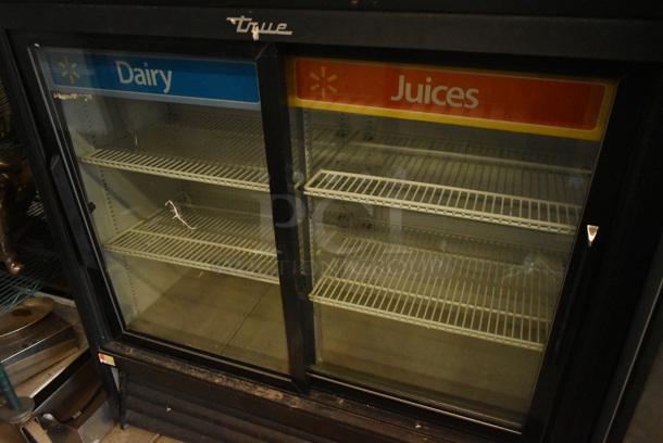 2017 True GDM-41SL-48-HC-LD Metal Commercial 2 Door Reach In Cooler Merchandiser w/ Poly Coated Racks. 115 Volts, 1 Phase. Tested and Working! - Image 2 of 6