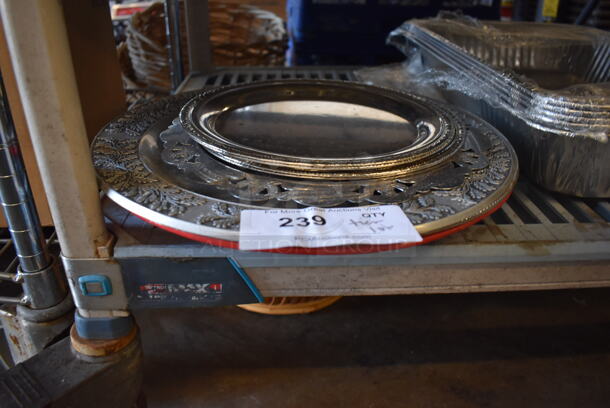 ALL ONE MONEY! Tier Lot of Various Items Including Ceramic Plates, Foil Pans and Serving Trays - Image 9 of 9