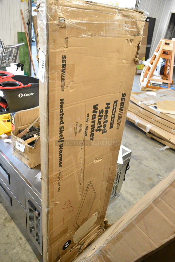 BRAND NEW IN BOX! ServIt 423HSW2060 60" Stainless Steel Heated Shelf Warmer. 120 Volts, 1 Phase.  - Image 2 of 4